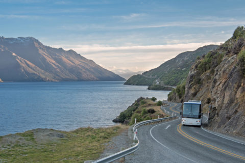 Bus Queenstown to Milford Sound