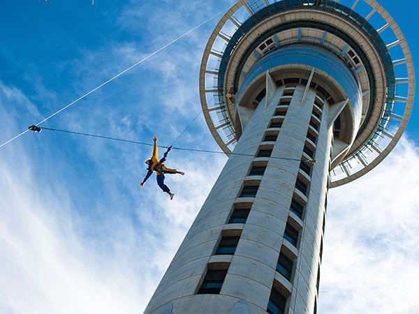 SkyJump at the Sky Tower