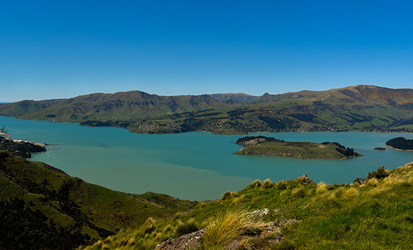 The historic South Island town of Akaroa.