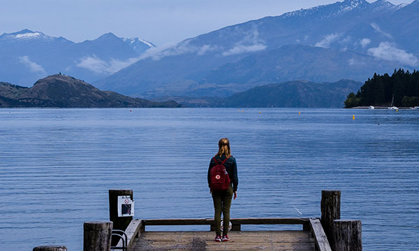 The amazing scenery at Wanaka in New Zealand's South Island.